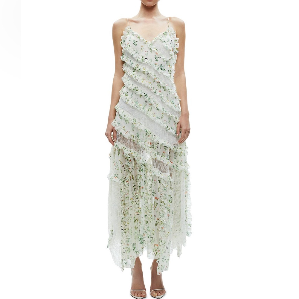 Alice & Olivia Sondra Lace Dress
